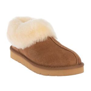 EverAu Womens/Ladies Ibis Suede Slippers / Chestnut